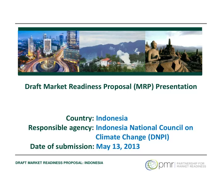 draft market readiness proposal mrp presentation country