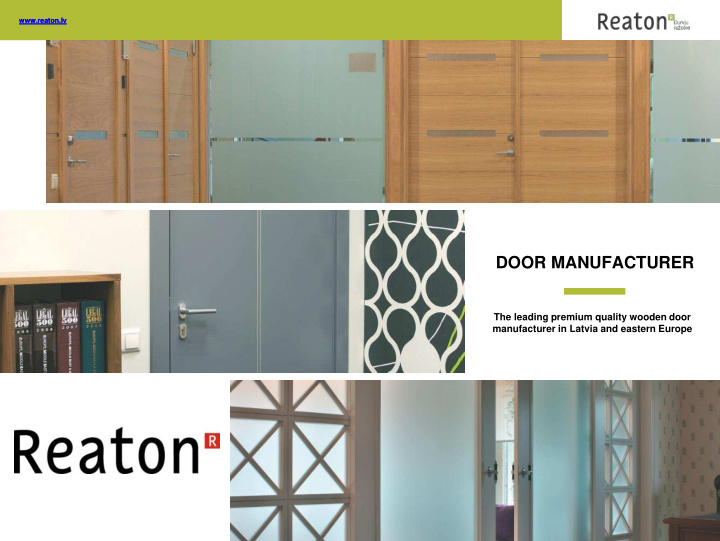 door manufacturer