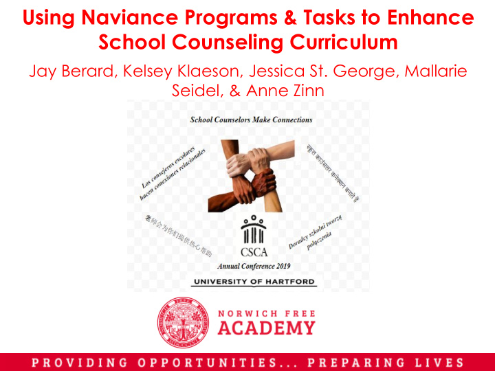 using naviance programs tasks to enhance school