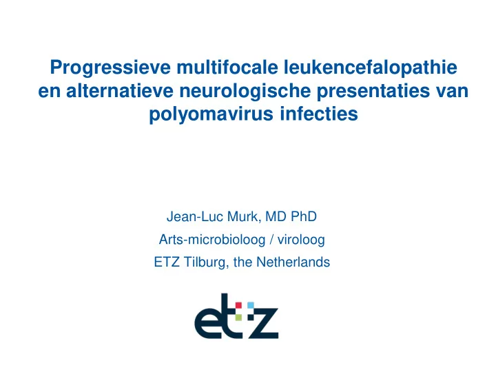 en alternatieve neurologische presentaties van