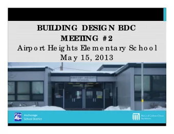 BUIL  BUIL  DING  DESIG N BDC  DING  DESIG N BDC  MEET  MEET  ING  # 2  ING  # 2  Airp o rt He ig