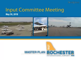 Input Committee Meeting  May 30, 2018  24 Miles Up, Felix Baumgartner Jumps!  Agenda