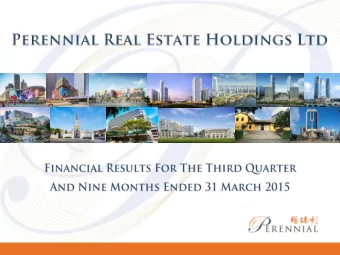 Disclaimer  All statements contained in this presentation which are not statements of historical