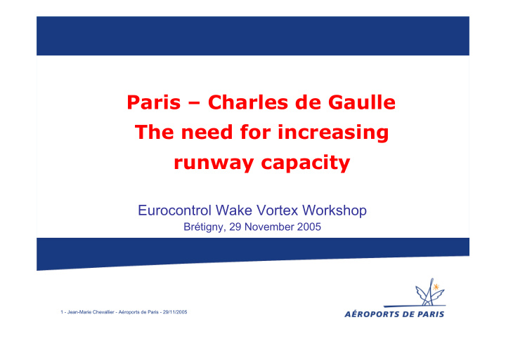 paris charles de gaulle the need for increasing runway