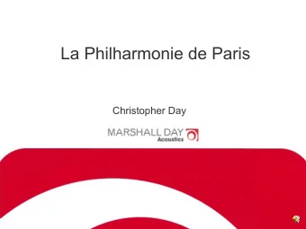 La Philharmonie de Paris  Christopher Day  2  3  Background  Background  The Client  The Client