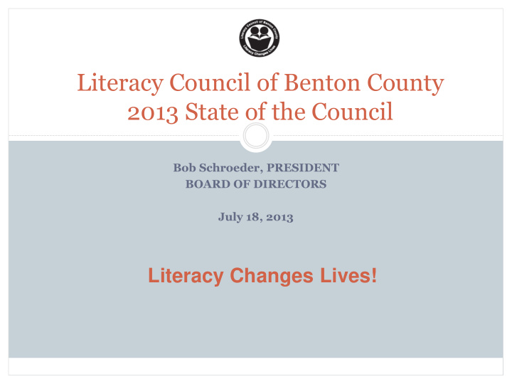 literacy council of benton county