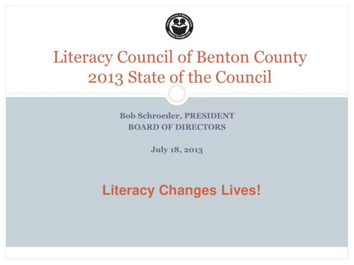 literacy council of benton county