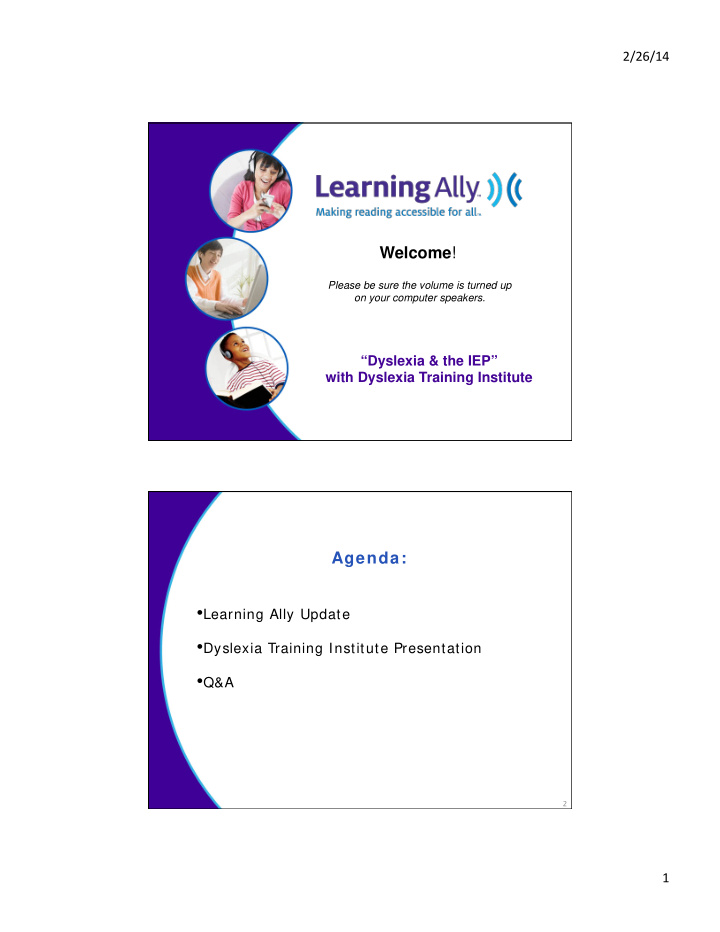 learning ally update dyslexia training institute