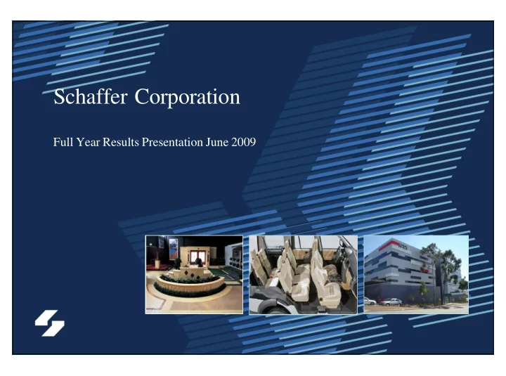schaffer corporation