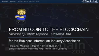 April 2011: 1BTC = 1USD  April 2011: 1BTC = 1USD  February 2018: 1BTC = 10000USD  February 2018:
