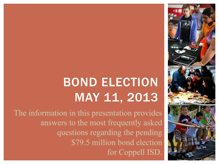 bond election may 11 2013