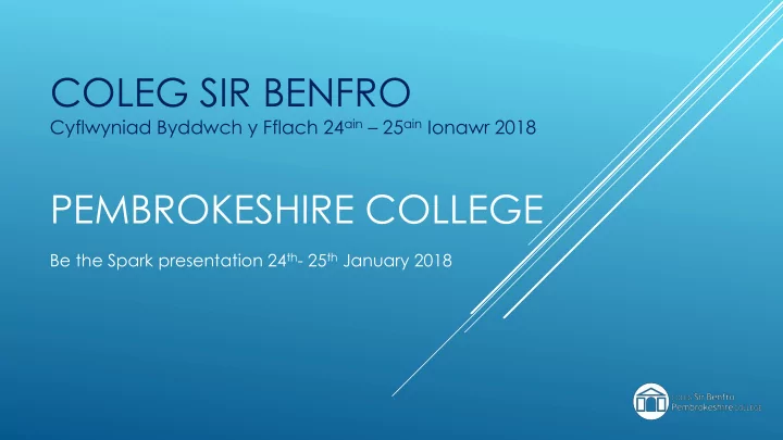pembrokeshire college