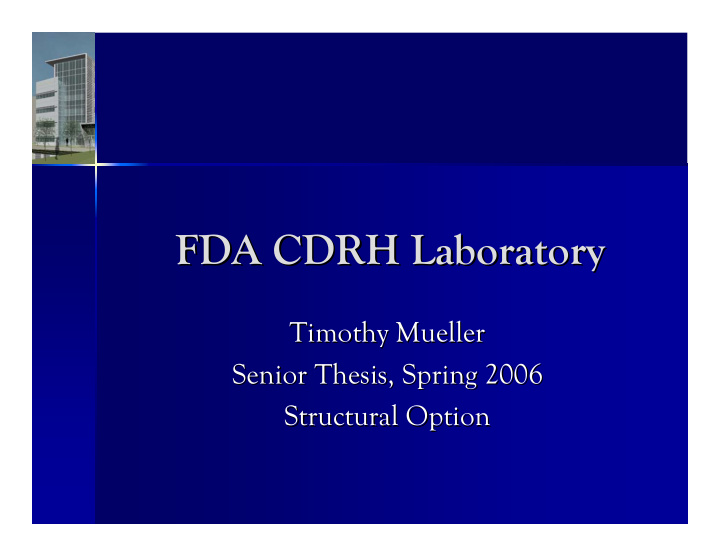 fda cdrh laboratory fda cdrh laboratory