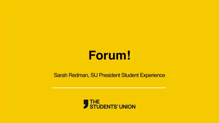 forum