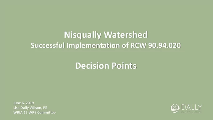 nisqually watershed