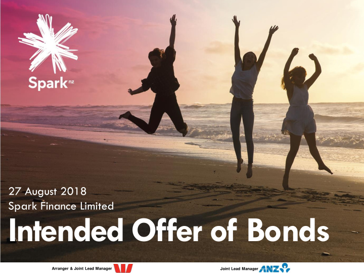 intended offer of bonds