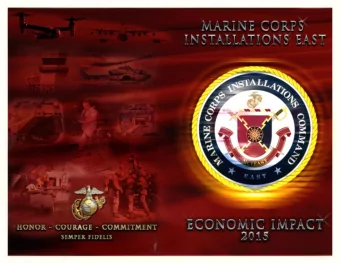 Marine Corps Base Camp Lejeune  MCIEAST continued to experience substantial fiscal challenges as in
