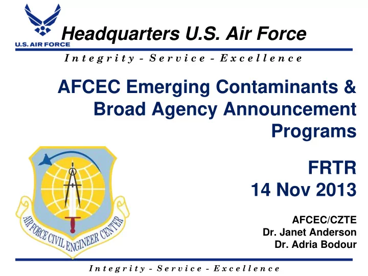 headquarters u s air force