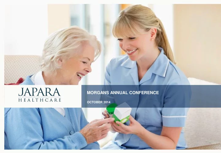 morgans annual conference