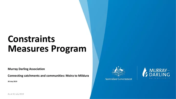 measures program