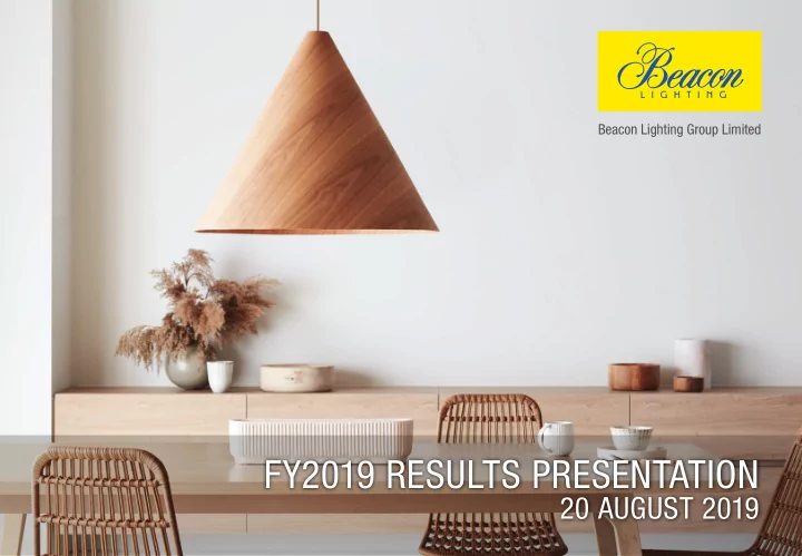 fy2019 results presentation