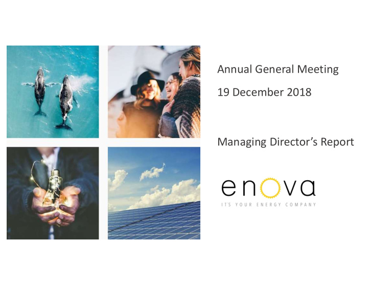 annual general meeting 19 december 2018 managing director