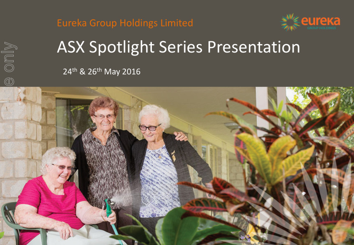 asx spotlight series presentation
