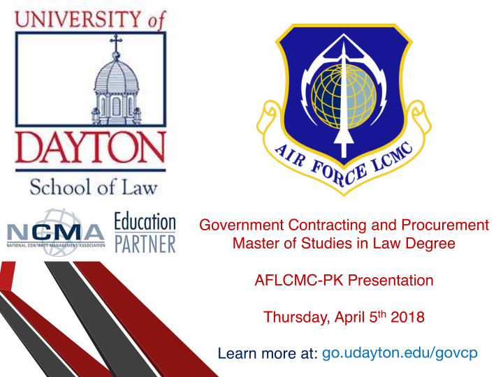 government contracting and procurement master of studies