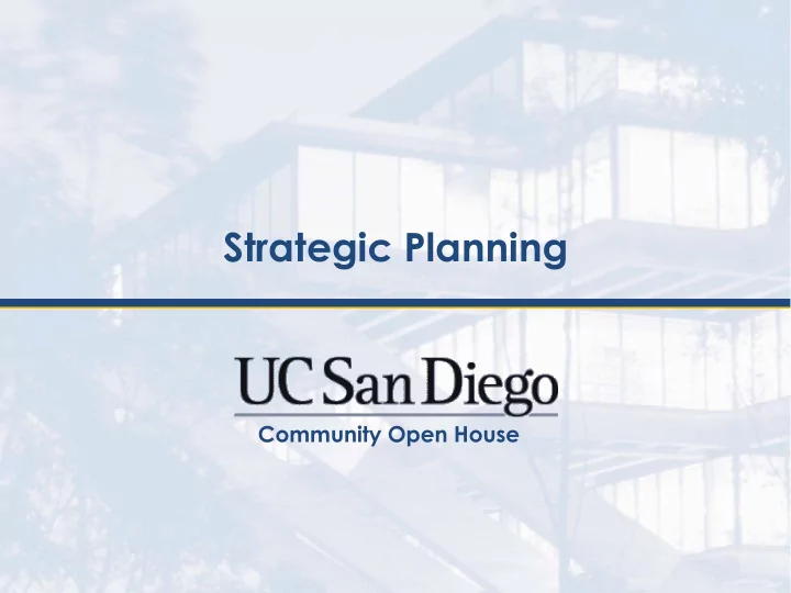 strategic planning