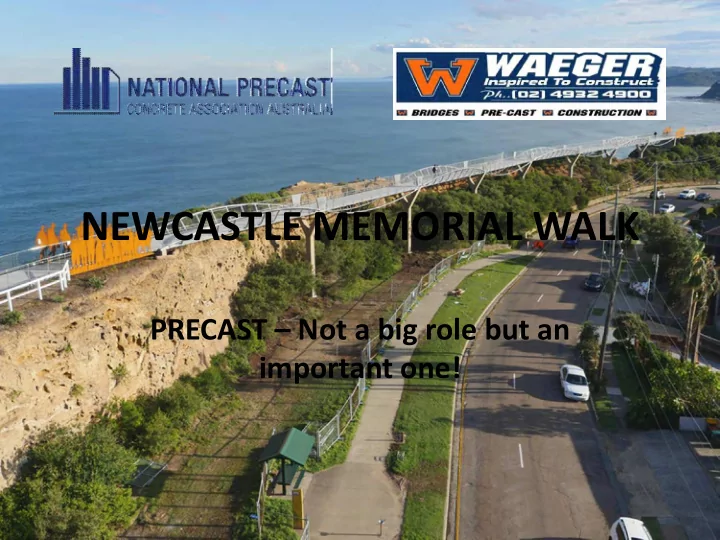 newcastle memorial walk