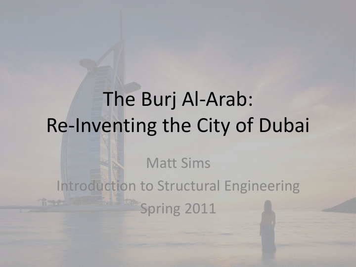 re inventing the city of dubai
