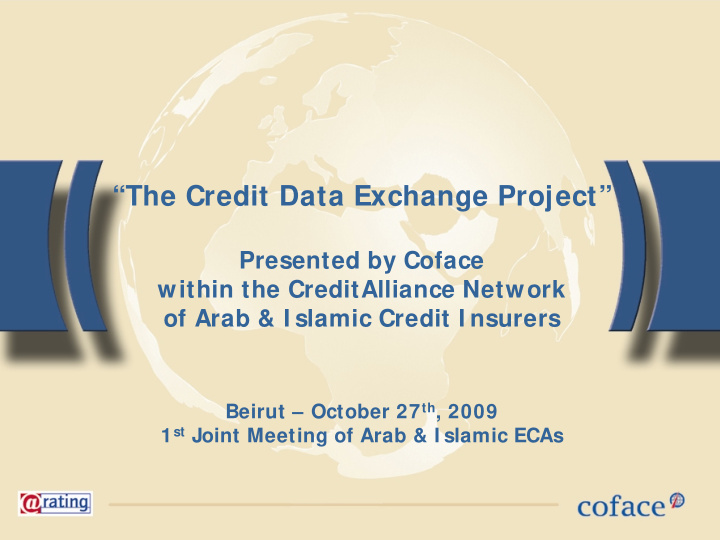 the credit data exchange project