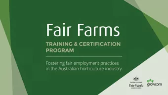 S  ession  look like?  Overview 3. Benefits for Growers 4. Journey ahead  Challenges with Labour S