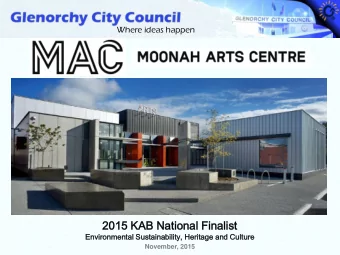 2015 KA  KAB  B Na  Natio  ional  nal Fin  inali  list  st  Environmen  onmental  al Sustai