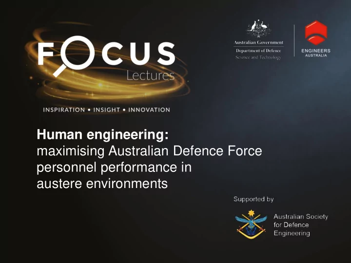 maximising australian defence force
