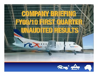 v  AGENDA  v  CONSOLIDATED INCOME STATEMENT REVIEW  KEY PERFORMANCE INDICATORS  OPERATIONAL REVIEW