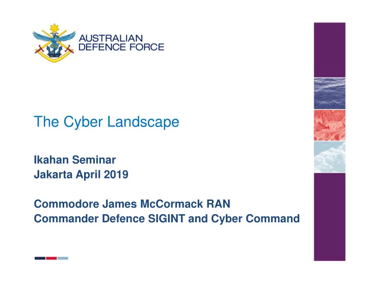 the cyber landscape