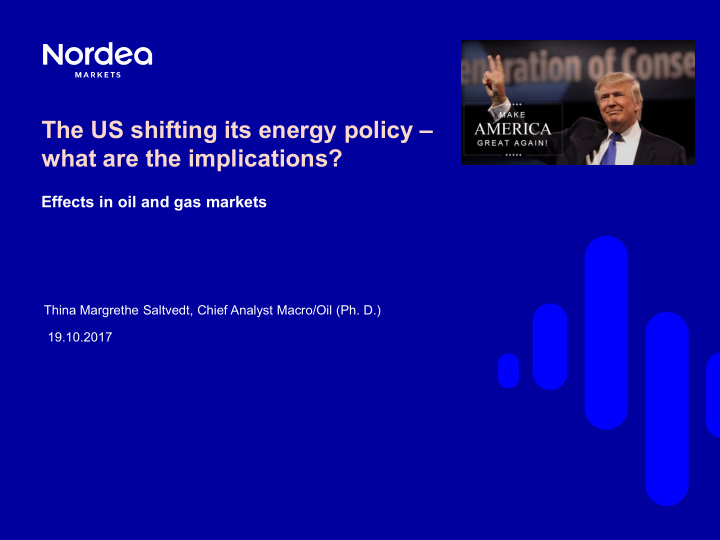 the us shifting its energy policy