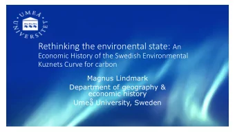2005. Carbon/GDP  This is what the generally  politically interested  person in Sweden have a