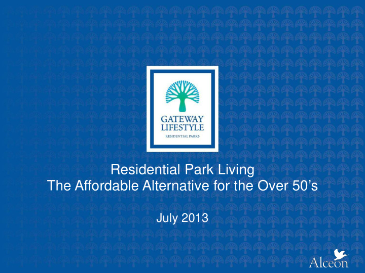 residential park living the affordable alternative for