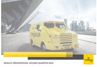 RESULTS PRESENTATION. SECOND QUARTER 2019  Cash in the media  Over half of US mobile-payment users