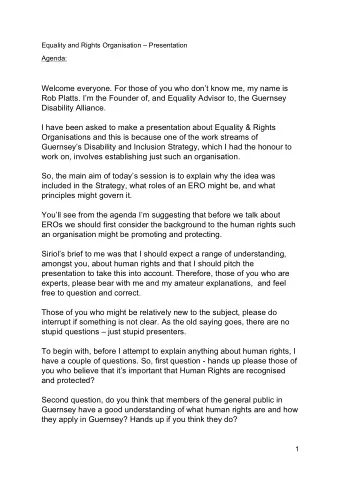 Welcome everyone. For those of you who dont know me, my name is  Rob Platts. Im the Founder