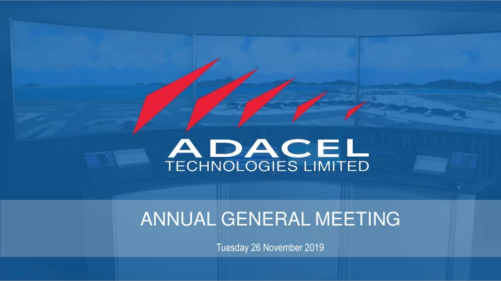 annual general meeting
