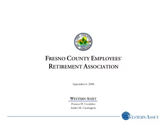 HISTORY   1971  Founded Western Asset Management Company  Los Angeles   1986