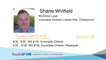 and Medical Exhibition  August 2016  Our past informing our future  The  Childrens  The Green