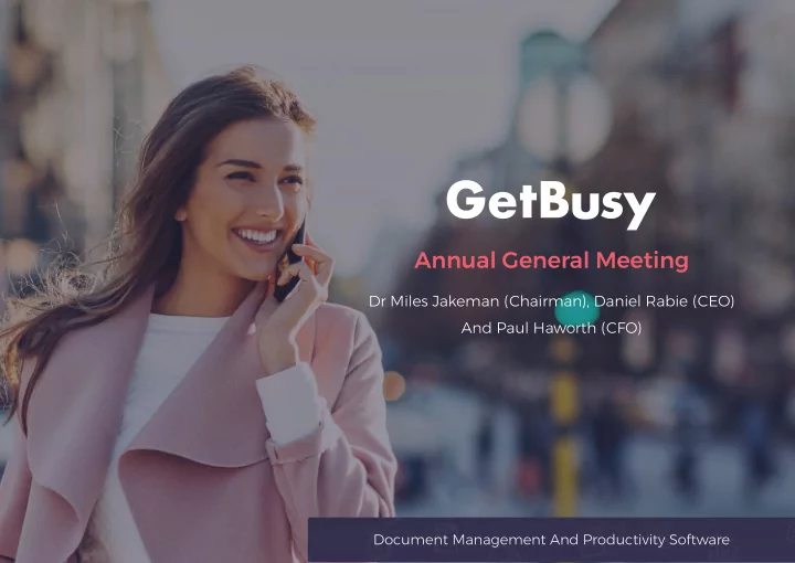 annual general meeting
