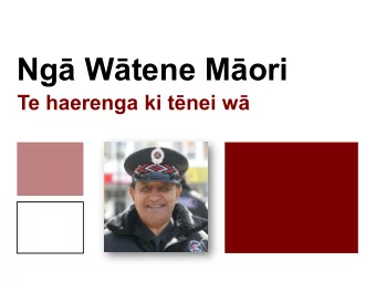 Ng Wtene Mori  Te haerenga ki tnei w  Integrity  LEGACY  MANA  Manaaki Mori Wardens are