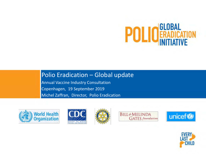 polio eradication global update