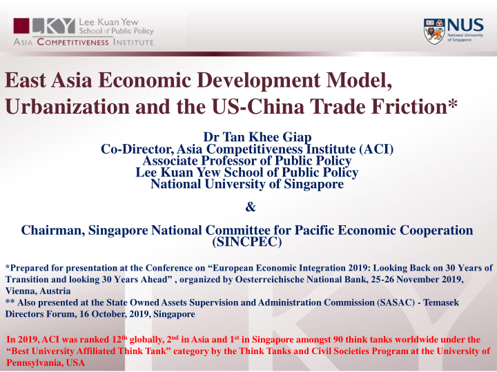 east asia economic development model