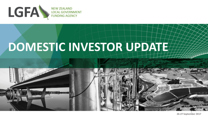 domestic investor update